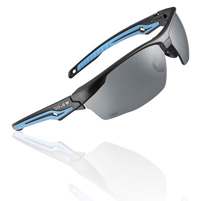 TRYON Schutzbrille BLAUER Rahmen SMOKE Gläser