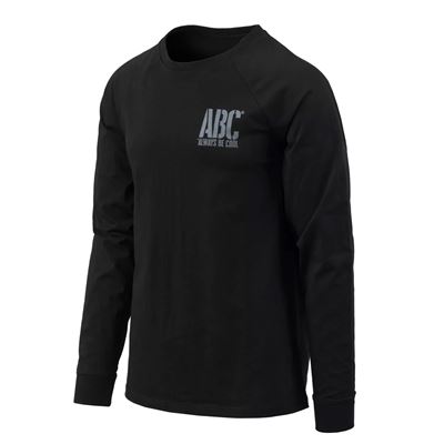 Tshirt ALWAYS BE COOL Longarm SCHWARZ