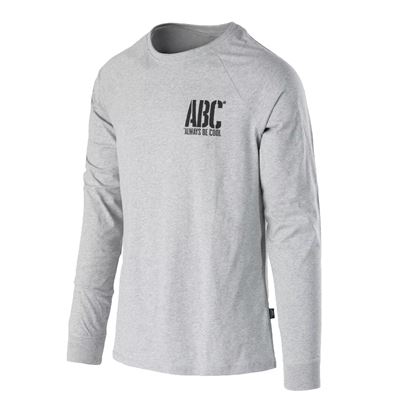 Tshirt ALWAYS BE COOL Longarm GRAU MELANGE