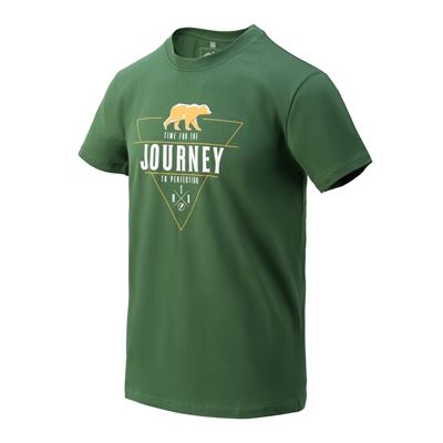 Tshirt JOURNEY TO PERFECTION MONSTERA GREEN