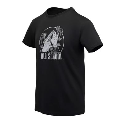Tshirt OLD SCHOOL SCHWARZ