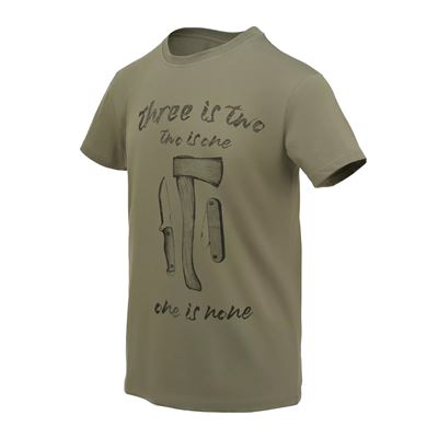 Tshirt ONE IS NONE OLIVE GREEN