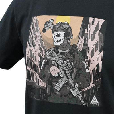 Tshirt SKELETON SCHWARZ