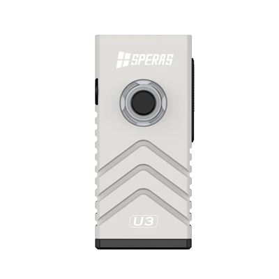 Fahrradlampe U3 RGB wiederaufladbar, 700 Lumen, 118 Meter, IP68 WEISS SPERAS U3WHT-SP 2