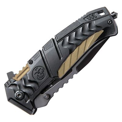 USMC LINERLOCK Klappmesser mit glatter Klinge SCHWARZ United Cutlery UC3228 2