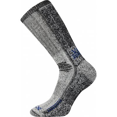 Wintersocken ORBIT Merinowolle, COOLMAX® GRAU/BLAU