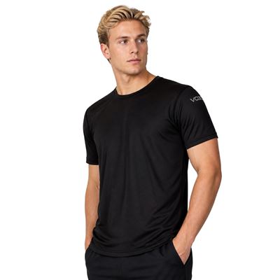 Funktions-T-Shirt für Herren MERINOWOOL 02 SCHWARZ