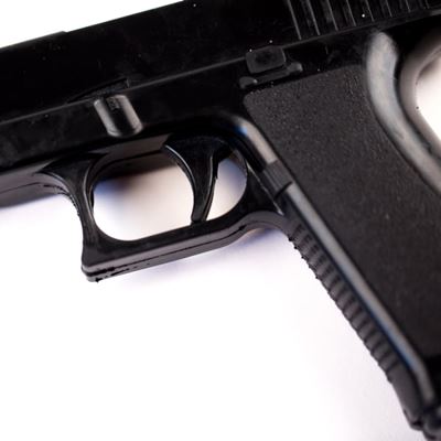 Gummi-Trainingspistole GLOCK SCHWARZ