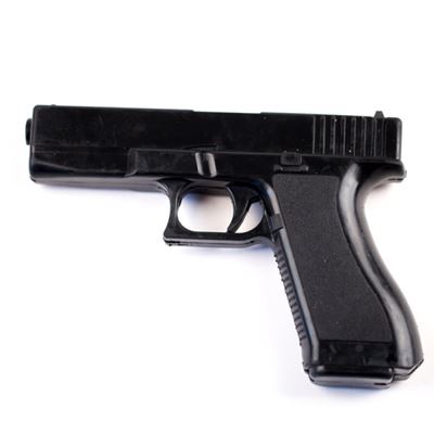 Gummi-Trainingspistole GLOCK SCHWARZ