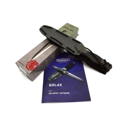 Messer mit fester Klinge und KYDEX-Scheide, GOLAK-Edition