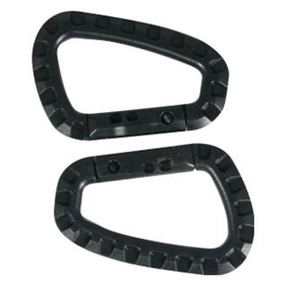 Karabiner ABS taktisch 2St SCHWARZ