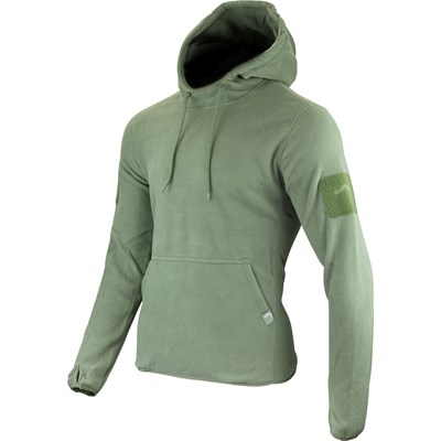 Hoodie mit Kapuze FLEECE GRÜN