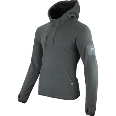 Hoodie mit Kapuze FLEECE Titanium GRAU