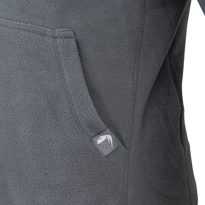 Hoodie mit Kapuze FLEECE Titanium GRAU