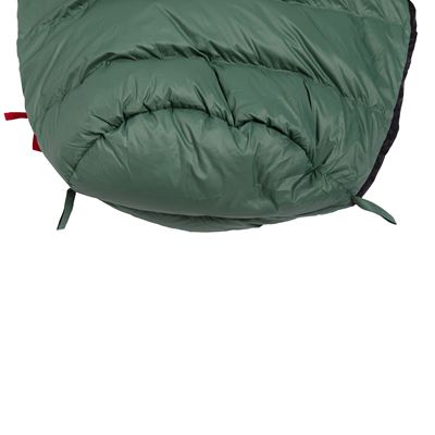 Schlafsack Daunen VIKING 300 grün/schwarz 180cm/R