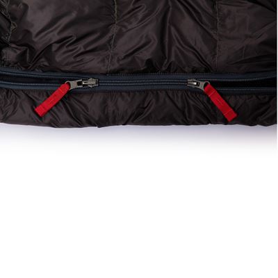 Schlafsack Daunen VIKING 300 grün/schwarz 180cm/R