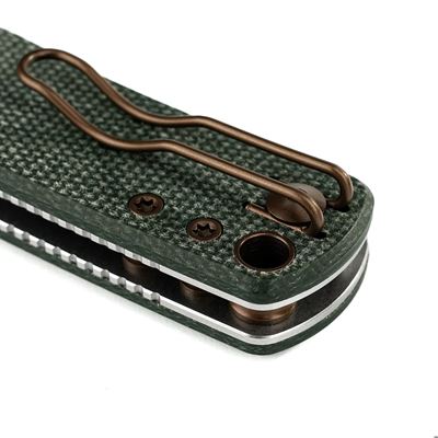 Klappmesser PORCUPINE glatte Klinge OLIV