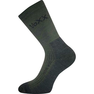 VOYAGE Winterwollsocken mit Silber GRÜN