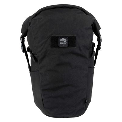 Rucksack FOLD TOP taktischer SCHWARZ