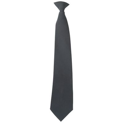 Krawatte SECURITY Clip-on SCHWARZ