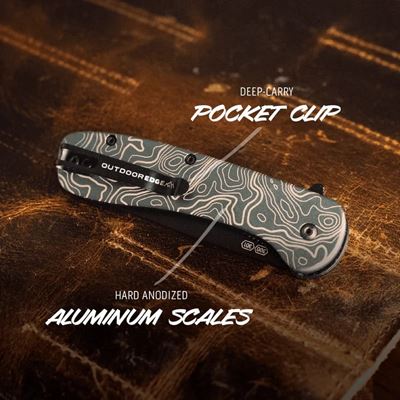 Klappmesser RAZOR VX1 TOPO glatte Klinge