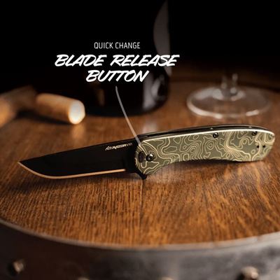 Klappmesser RAZOR VX1 TOPO glatte Klinge