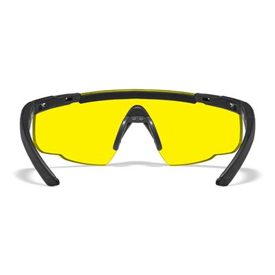 Taktische Sonnenbrille SABER ADVANCED SCHWARZER Rahmen GELB Glaser