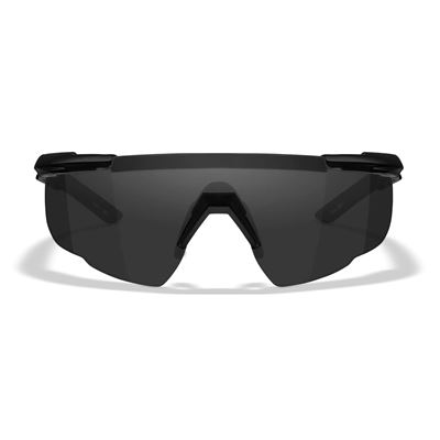 Taktische Sonnenbrille SABER ADVANCED SCHWARZER Rahmen Rauchglas