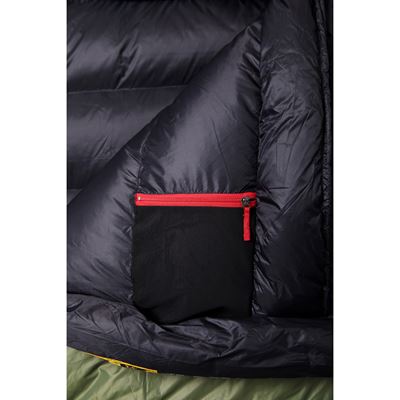 Schlafsack Daunen VIKING 600 blau/schwarz 195cm/L