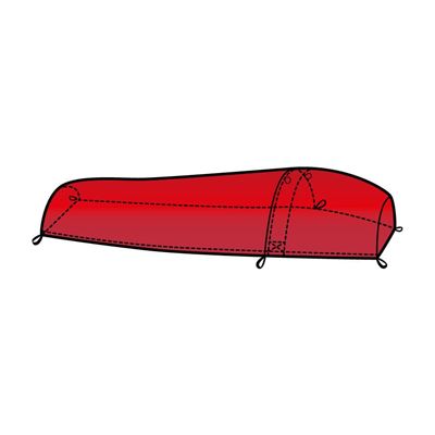 Notfalltasche für eine Person SURVIVAL BAG SINGLE RED