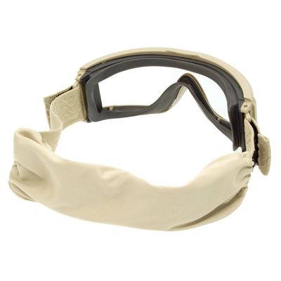Taktische Brille BOLLE X-810 SAND - KLARES GLAS