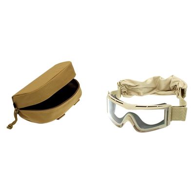 Taktische Brille BOLLE X-810 SAND - KLARES GLAS
