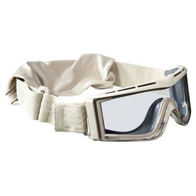 Taktische Brille BOLLE X-810 SAND - KLARES GLAS
