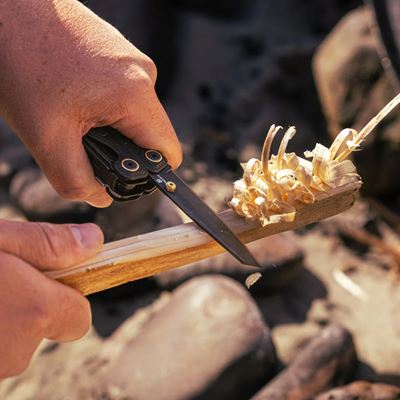 Multifunktionsfähige Zange MULTITOOL einklappbar WAVE ALPHA OBSIDIAN