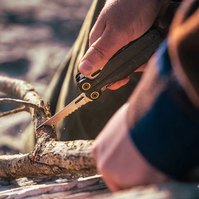 Multifunktionsfähige Zange MULTITOOL einklappbar WAVE ALPHA OBSIDIAN