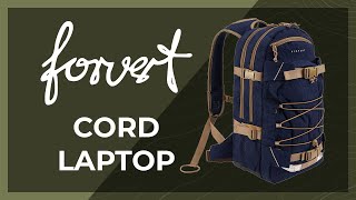 Youtube - Rucksack FORVERT LUIS CORD LAPTOP - Military Range