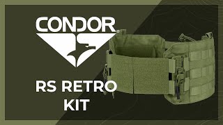 Youtube - Kummerbund für Platenträger CONDOR RS RETRO KIT - Military Range