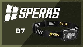 Youtube - Stirnlampe SPERAS B7 - Military Range