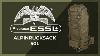 Youtube - ESSL Alpinrucksack 50 l - Military Range