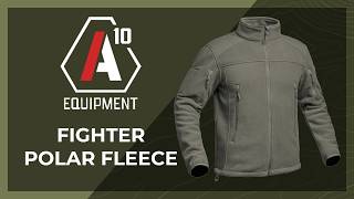 Youtube - Kapuzenjacke A10 FIGHTER POLAR FLEECE - Military Range